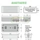 Φωτιστικό ασφαλείας Olympia GR-108/12L/90 με 12 LED 2.5W 1.5h συνεχούς /μη συνεχούς λειτουργίας