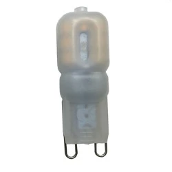 Λάμπα led G9 κυλινδρική πλαστική 3W 230V ντιμαριζόμενη 4000k ενδιάμεσο λευκό φως 360° 210lm
