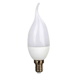 Λάμπα led C37 κερί με μύτη Ε14 7W 230V 6000k ψυχρό λευκό φως δέσμης 160° 610 lumen 30000h