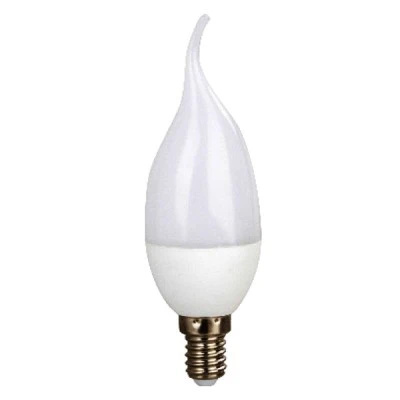 Λάμπα led C37 κερί με μύτη Ε14 7W 230V 6000k ψυχρό λευκό φως δέσμης 160° 610 lumen 30000h