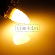 Λάμπα led κεράκι Ε14 6W 230V 3000k θερμό λευκό φως 510lumen γωνία θέασης 270°