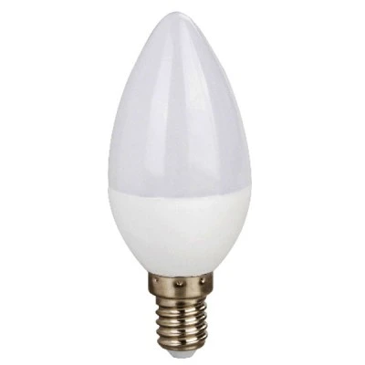 Λάμπα led C37 κερί Ε14 3W 230V 3000k θερμό λευκό φως δέσμης 200° 260 lumen 30000h