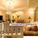 Λάμπα led C37 κερί Ε14 3W 230V 3000k θερμό λευκό φως δέσμης 200° 260 lumen 30000h