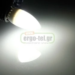 Λάμπα led κεράκι Ε14 3,5W 230V 6000k ψυχρό λευκό φως 280lumen γωνία θέασης 270°