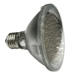 Λάμπα led PAR30 E27 (Κήπου) 2W 230V δέσμης 30° RGB Πολύχρωμη (Αυτόματη Εναλλαγή Χρώματος)