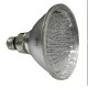 Λάμπα led PAR38 E27 (κήπου) 3W 42VAC δέσμης 30° RGB πολύχρωμη τύπου σκληράς υάλου