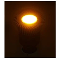 Λάμπα led ισχύος GU10 3W 230V πορτοκαλί  φως δέσμης 30° από αλουμίνιο