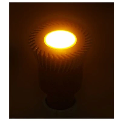 Λάμπα led ισχύος GU10 3W 230V πορτοκαλί φως δέσμης 30° από αλουμίνιο Λάμπα led ισχύος GU10 3W 230V πορτοκαλί φως δέσμης 30° από αλουμίνιο