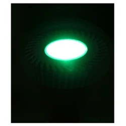 Λάμπα led ισχύος GU10 3W 230V πράσινο φως δέσμης 30° από αλουμίνιο