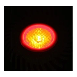 Λάμπα led ισχύος E14 3W 230V κόκκινο φως δέσμης 30° από αλουμίνιο