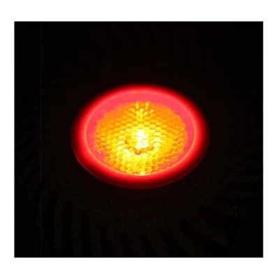 Λάμπα led ισχύος E14 3W 230V κόκκινο φως δέσμης 30° από αλουμίνιο