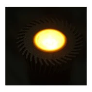 Λάμπα led ισχύος E14 3W 230V πορτοκαλί φως δέσμης 30° από αλουμίνιο Λάμπα led ισχύος E14 3W 230V πορτοκαλί φως δέσμης 30° από αλουμίνιο