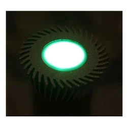 Λάμπα led ισχύος E14 3W 230V πράσινο φως δέσμης 30° από αλουμίνιο