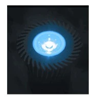 Λάμπα led ισχύος MR16 GU5.3 3W 230V μπλε φως δέσμης 10° από αλουμίνιο Λάμπα led ισχύος MR16 GU5.3 3W 230V μπλε φως δέσμης 10° από αλουμίνιο