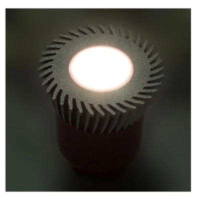 Λάμπα led ισχύος MR16 GU5.3 3W 230V 3000k θερμό λευκό φως δέσμης 30° 105 lumen από αλουμίνιο