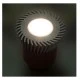 Λάμπα led ισχύος MR16 GU5.3 3W 230V 3000k θερμό λευκό φως δέσμης 30° 105 lumen από αλουμίνιο