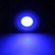 Λάμπα led ισχύος E27 3W 230V μπλε φως δέσμης 30° με εναλλάξιμο φακό από αλουμίνιο