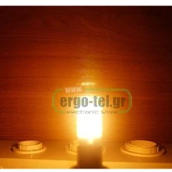Λάμπα led BA15D καλαμπόκι 4W 230V 3000k θερμό λευκό φως δέσμης 360° 350 lumen 30000h