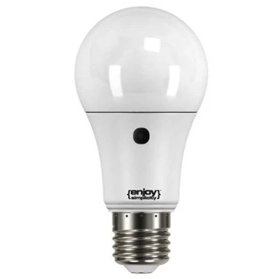 Λάμπα led με φωτοκύτταρο ημέρας - νύχτας Ε27 9W 230V 2700k θερμό λευκό φως 806lm
