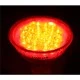 Λάμπα led PAR16 1,4W 12V DC δέσμης 30° ντιμαριζόμενη κόκκινο φως με κάλυμμα δέσμης 30°