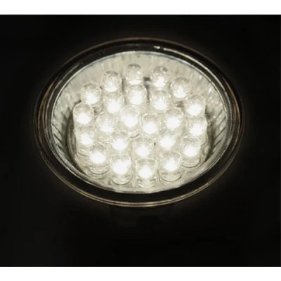 Λάμπα led MR16 GU5.3 1,4W 12V DC ντιμαριζόμενη 5500k ψυχρό λευκό φως 68lm δέσμης 30°