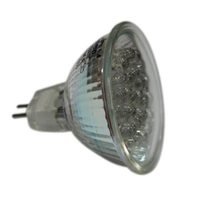 Λάμπα led MR16 GU5.3 1,4W 12V DC ντιμαριζόμενη 5500k ψυχρό λευκό φως 68lm δέσμης 30°
