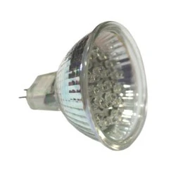 Λάμπα led MR16 GU5.3 230V 1,8W ντιμαριζόμενη  δέσμης 30° πράσινο φως με κάλυμμα