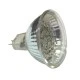 Λάμπα led MR16 GU5.3 230V 1,8W ντιμαριζόμενη  δέσμης 30° πράσινο φως με κάλυμμα