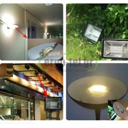 Λάμπα led για προβολείς ιωδίνης R7s 118mm 12W 230V 6000k ψυχρό λευκό φως δέσμης 180° 1160lm