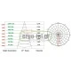 Led module - πλακέτα 15W 6400k ψυχρό φως ρυθμιζόμενης γωνίας για λάμπες AR111