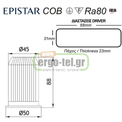Led module - πλακέτα 10W 6400k ψυχρό φως 850Lm διάρκειας 25000h για λάμπες GU10 Led module - πλακέτα 10W 6400k ψυχρό φως 850Lm διάρκειας 25000h για λάμπες GU10