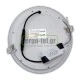 Led panel slim φωτιστικό χωνευτό 20W λευκό στρόγγυλο ψυχρό φως 6500Κ 230V 90lm/W
