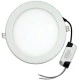 Led panel slim φωτιστικό χωνευτό 20W λευκό στρόγγυλο ψυχρό φως 6500Κ 230V 90lm/W