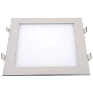 Led panel slim φωτιστικό χωνευτό 20W λευκό τετράγωνο ψυχρό φως 6500k 230V 1800lm