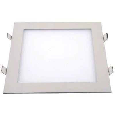 Led panel slim φωτιστικό χωνευτό 20W λευκό τετράγωνο ψυχρό φως 6500k 230V 1800lm