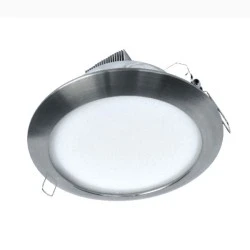 Led φωτιστικό χωνευτό στρογγυλό νίκελ ματ 30W 2700k θερμό φως 230V 2840Lm 30000h