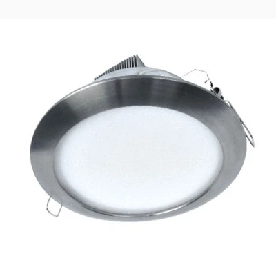 Led φωτιστικό χωνευτό στρογγυλό νίκελ ματ 30W 2700k θερμό φως 230V 2840Lm 30000h