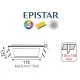 Led panel νίκελ ματ τετράγωνο χωνευτό 14W 3000k θερμό φως δέσμης 120° 230V 950lm 30000h