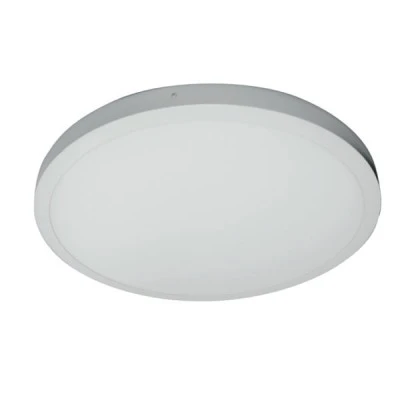 Led panel λευκό στρογγυλό επίτοιχο 50W 4000k ενδιάμεσο φως δέσμης 120° 230V 4170lm 30000h