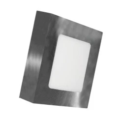 Led panel νίκελ ματ τετράγωνο επίτοιχο 14W 3000k θερμό φως δέσμης 120° 230V 950lm 30000h