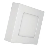 Led panel λευκό τετράγωνο επίτοιχο 14W 6000k ψυχρό φως δέσμης 120° 230V 990lm 30000h