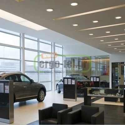 Led panel λευκό στρογγυλό χωνευτό 20W 230V 4000k ενδιάμεσο λευκό φως 120° 1700lm