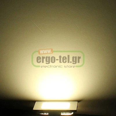 Led panel λευκό τετράγωνο χωνευτό 20W 230V 4000k ενδιάμεσο λευκό φως 120° 1700lm