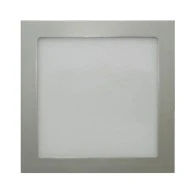 Led panel γκρι τετράγωνο χωνευτό 20W 230V 6000k ψυχρό λευκό φως 120° 1800lm