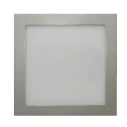 Led panel γκρι τετράγωνο χωνευτό 20W 230V 6000k ψυχρό λευκό φως 120° 1800lm