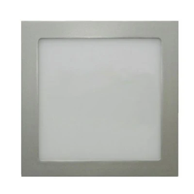 Led panel γκρι τετράγωνο χωνευτό 20W 230V 6000k ψυχρό λευκό φως 120° 1800lm