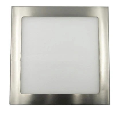 Led panel νίκελ ματ τετράγωνο χωνευτό 20W 230V 6000k ψυχρό λευκό φως 120° 1800lm Led panel νίκελ ματ τετράγωνο χωνευτό 20W 230V 6000k ψυχρό λευκό φως 120° 1800lm