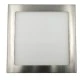 Led panel νίκελ ματ τετράγωνο χωνευτό 20W 230V 6000k ψυχρό λευκό φως 120° 1800lm Led panel νίκελ ματ τετράγωνο χωνευτό 20W 230V 6000k ψυχρό λευκό φως 120° 1800lm