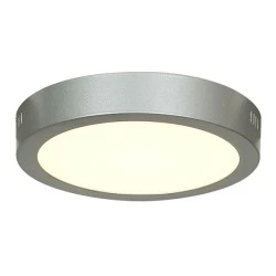 Led panel γκρι στρογγυλό εξωτερικό 20W 230V 6000k ψυχρό λευκό φως 120° 1800lm