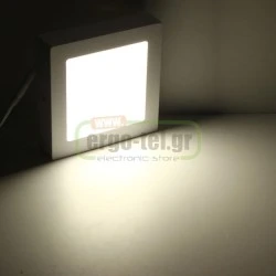 Led panel λευκό τετράγωνο εξωτερικό 20W 230V 4000k ενδιάμεσο λευκό φως 120° 1700lm